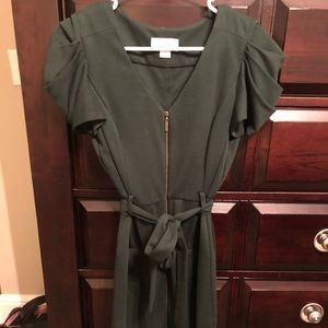 Jessica Simpson Olive Green Cocktail Dress